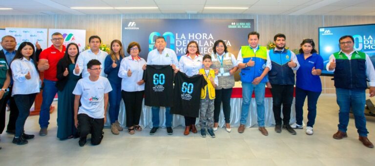 Moquegua se prepara para celebrar “La Hora del Planeta”