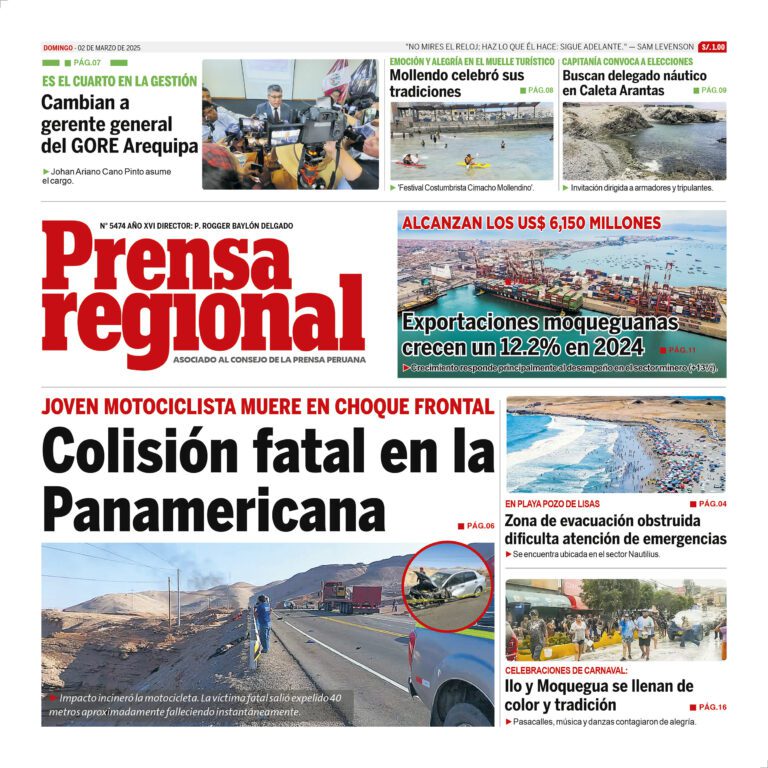 La Prensa Regional – Domingo 02 de marzo de 2025