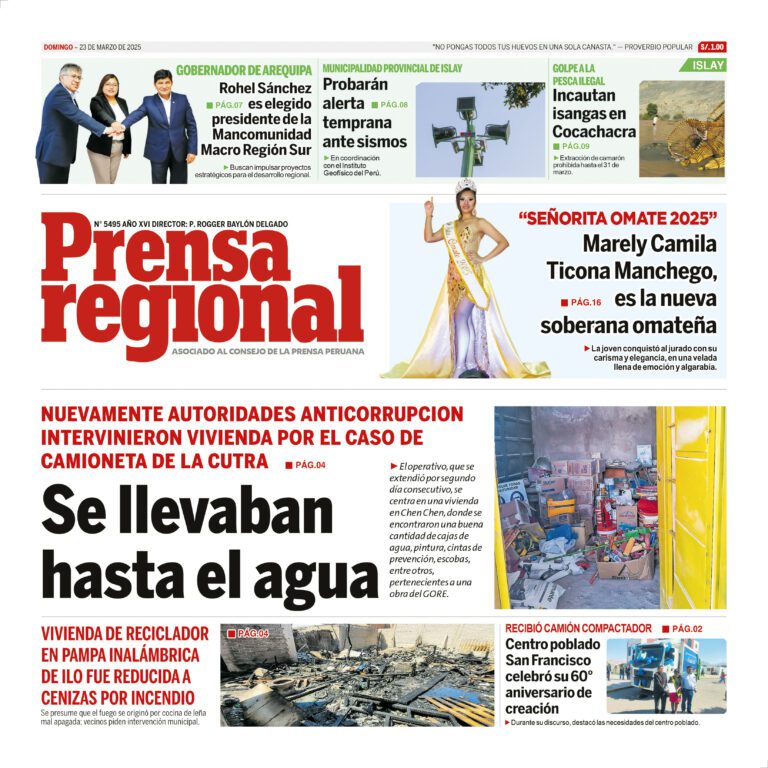 La Prensa Regional – Domingo 23 de marzo de 2025