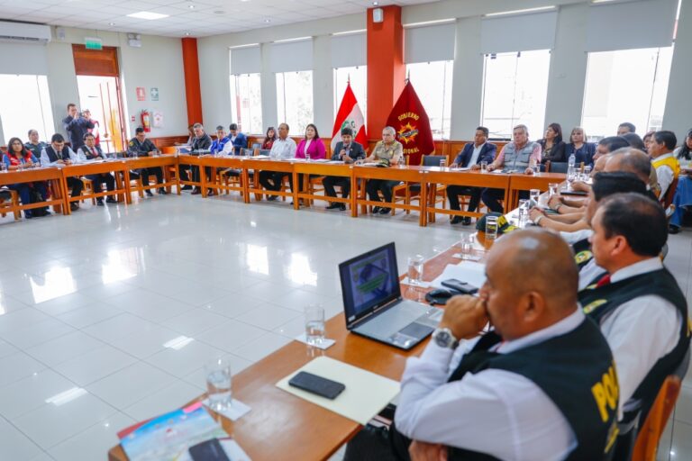 Arequipa refuerza acciones contra la delincuencia y el crimen organizado