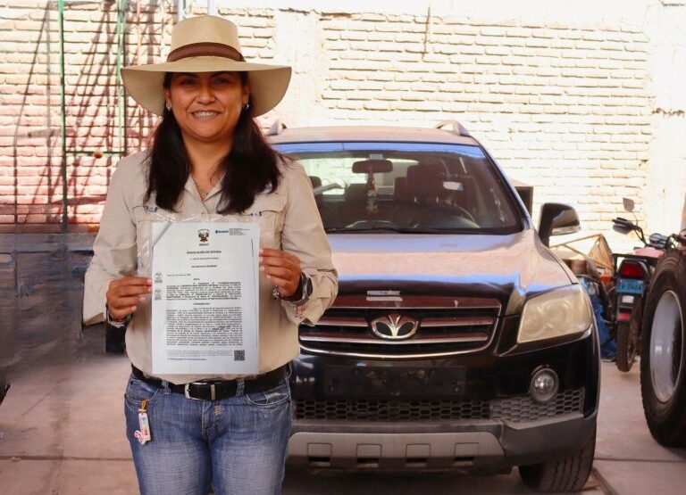 Sunat Tacna dona camioneta a municipio de Mejía