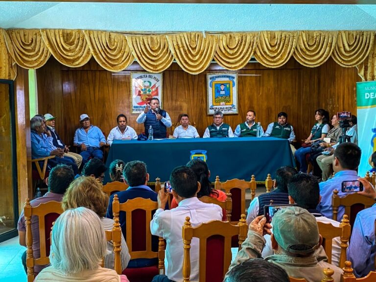 GRA promueve coordinación para fortalecer el agro en Islay