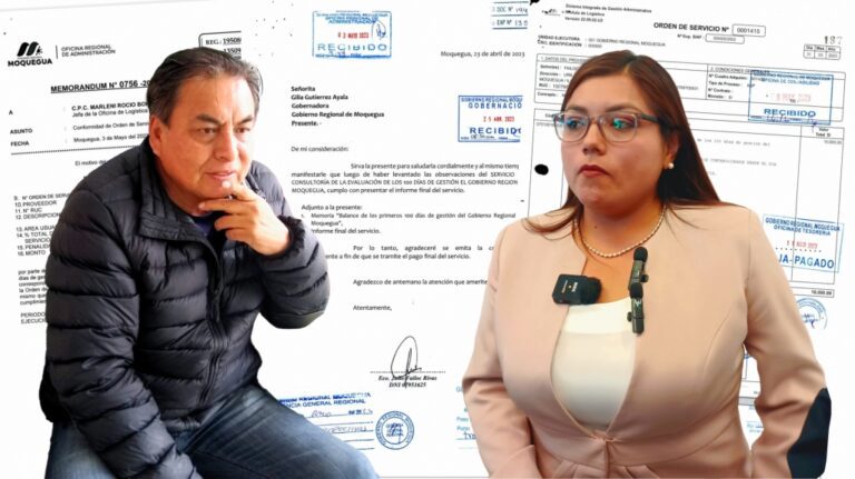 Gilia Gutiérrez y el caso Failoc: ¿colusión detrás de la consultoría de los 100 días?
