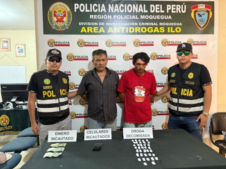 Ciudadano chileno y peruano son intervenidos con ketes de PBC