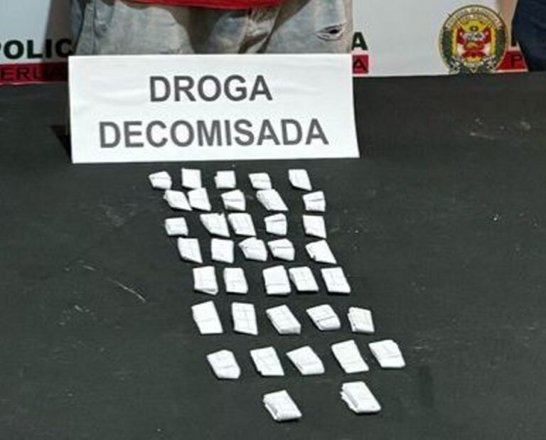 Intervienen a ciudadano chileno con ketes de PBC en Alto Ilo