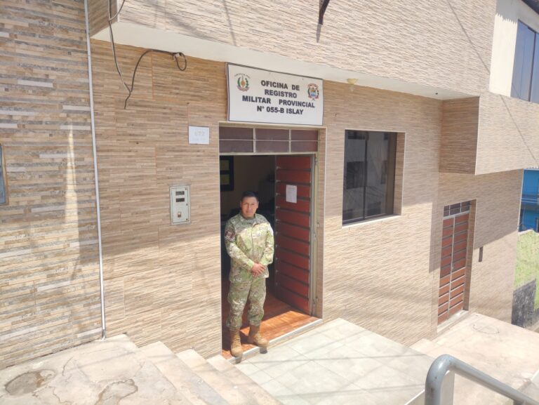 Promueven campaña de inscripción militar en Matarani