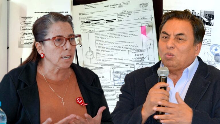 Moquegua: Gilia Gutiérrez se desmarca de cuestionada contratación de Julio Failoc