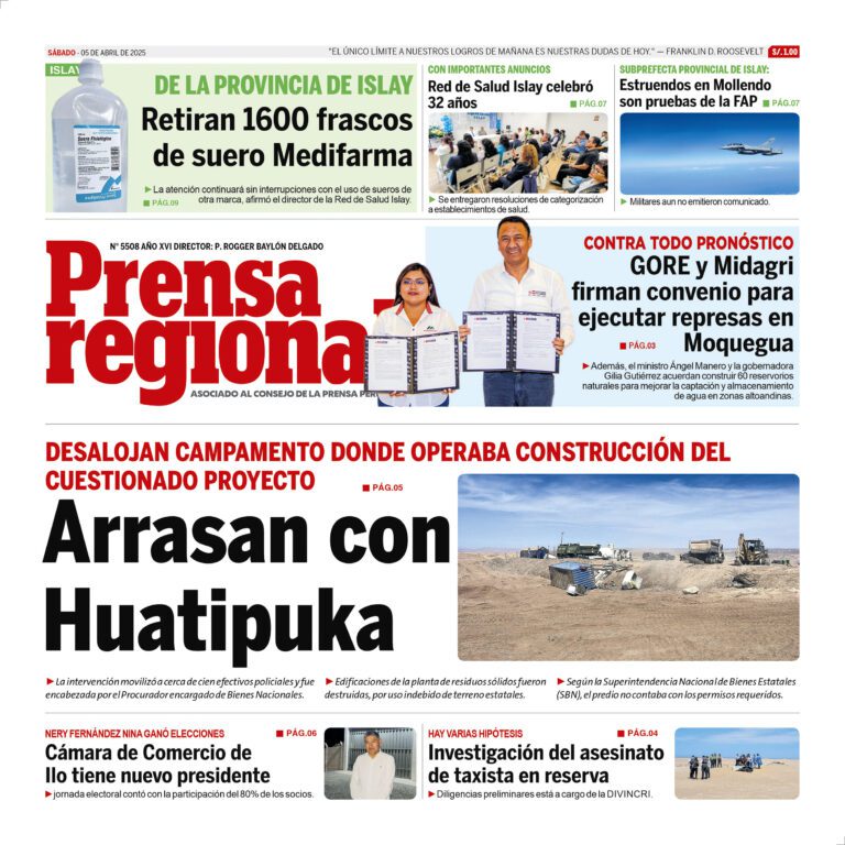 La Prensa Regional – Sábado 05 de abril de 2025