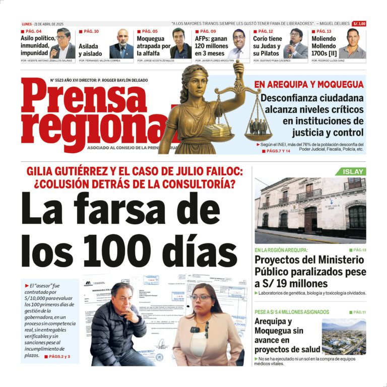 La Prensa Regional – Lunes 21 de abril de 2025