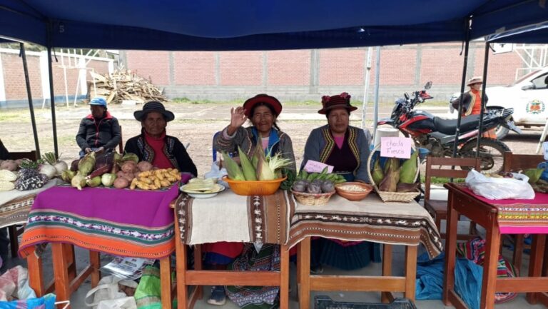 Productores impulsan el agro local en feria por aniversario de Ichuña