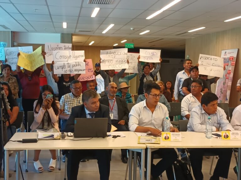 Trinquetes Político: Consejo Regional se va a Omate