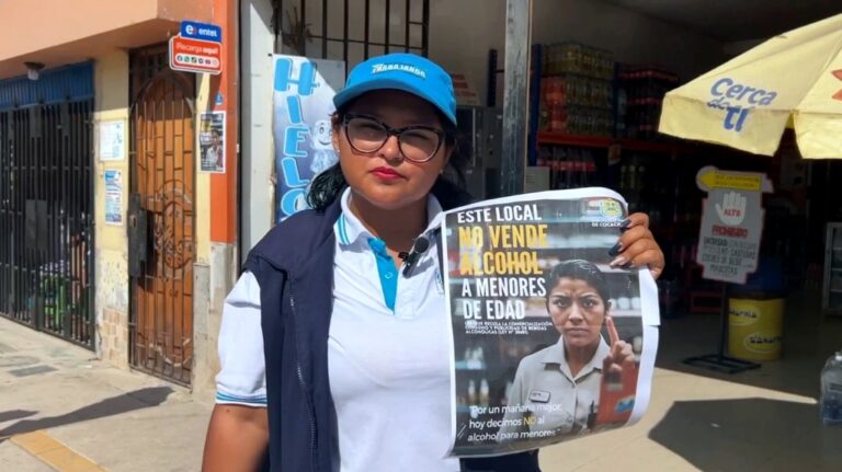 Impulsan campaña para evitar venta de alcohol a menores en Cocachacra