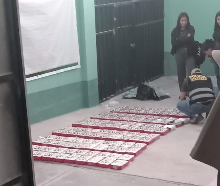 Confirmado: camión intervenido cerca al Campo Ferial de Ilo trasladaba 120 paquetes de droga