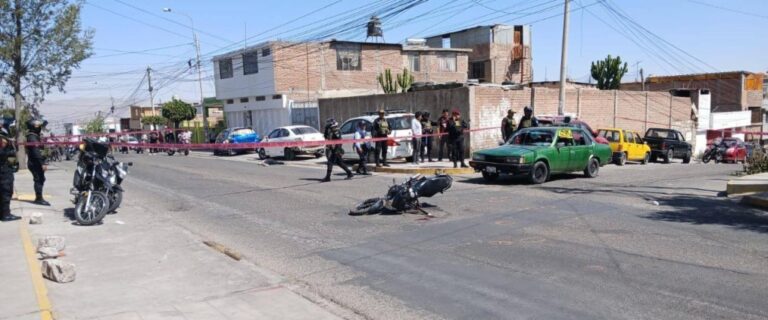 Balacera deja dos muertos y dos heridos en Arequipa