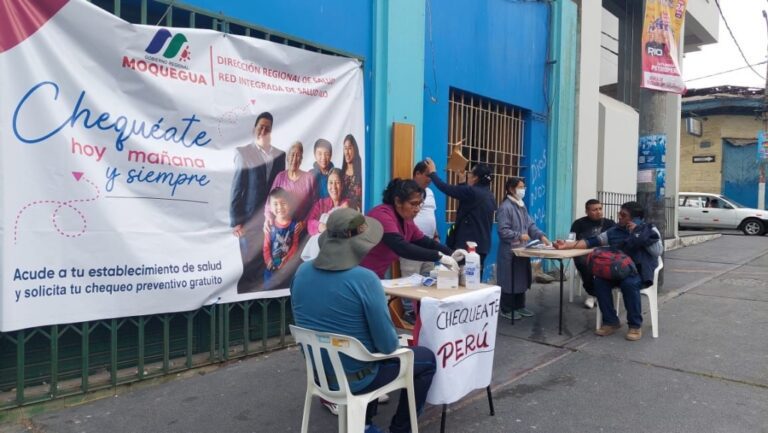 Ilo: Inicia jornada de salud “Chequéate hoy, mañana y siempre” 