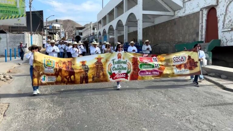 Cocachacra vive el cierre del X Festival de la Cosecha del Arroz con música, danza y tradición