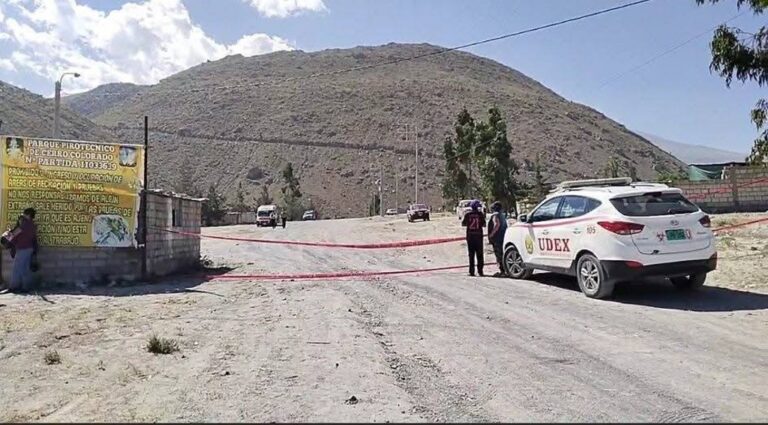Tragedia en Arequipa: explosión en taller pirotécnico deja tres muertos