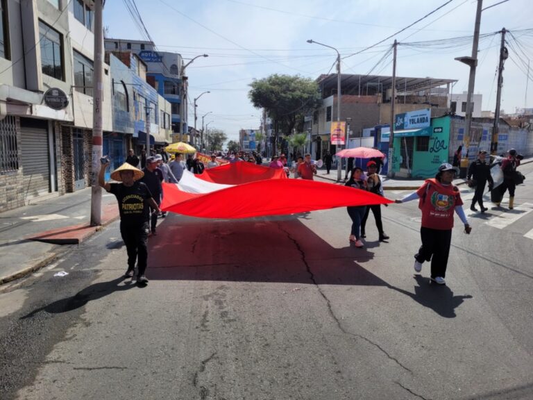Masiva marcha contra la delincuencia e inseguridad ciudadana en Ilo