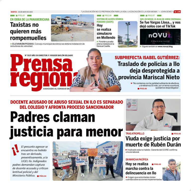 La Prensa Regional – Martes 06 de mayo de 2025