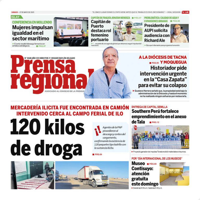 La Prensa Regional – Sábado 17 de mayo de 2025