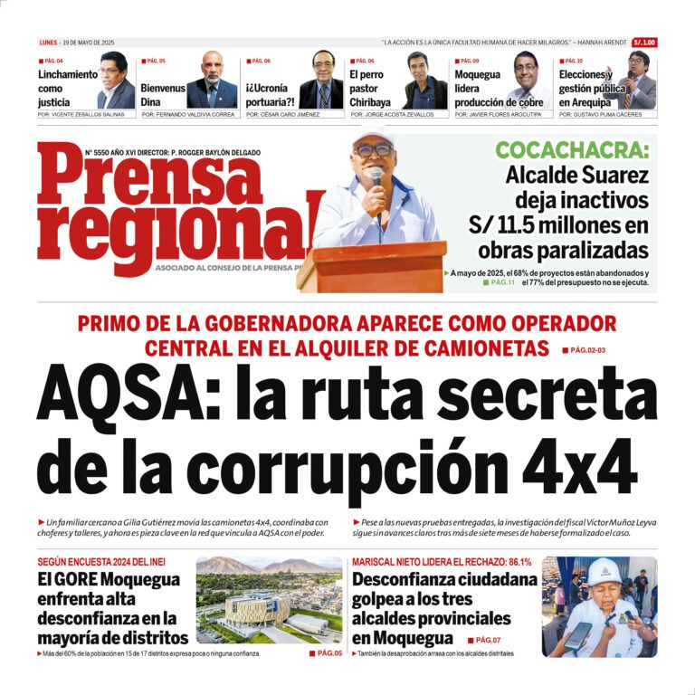 La Prensa Regional – Lunes 19 de mayo de 2025