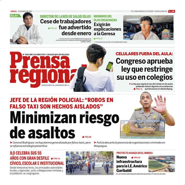 La Prensa Regional – Sábado 24 de mayo de 2025
