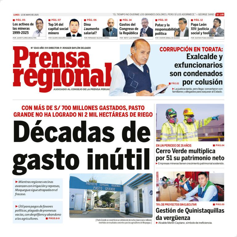 La Prensa Regional – Lunes 12 de mayo de 2025