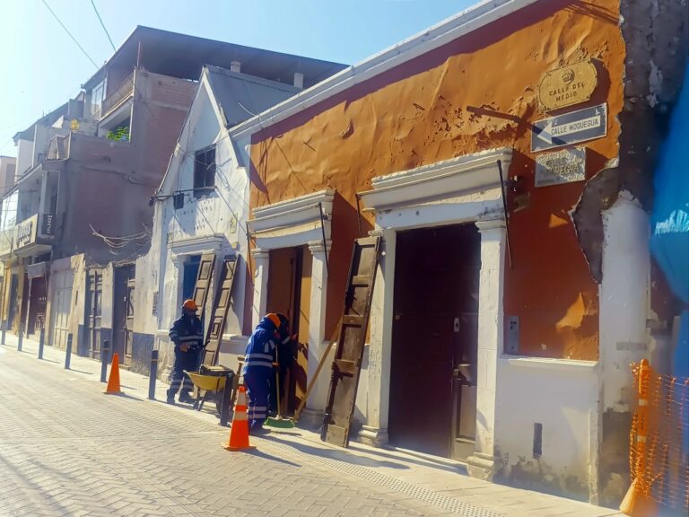 Recuperación de fachadas: Intervienen 23 inmuebles patrimoniales en Moquegua