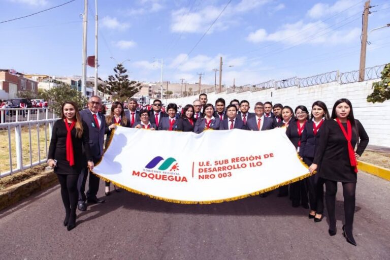 Sub Región Ilo celebró su 16° aniversario con ceremonia protocolar y desfile