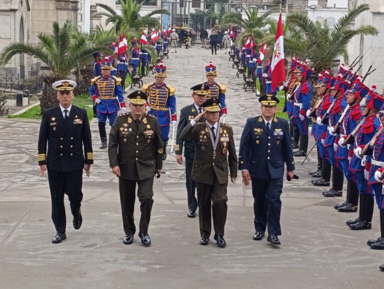 Conmemoración por el 145.º aniversario de la Batalla de Arica y Día de la Bandera