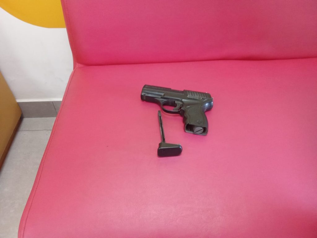 Caja Trujillo vigilante con arma falsa Victor Lizandro Martinez SUCAMEC 05062025 2 La Prensa Regional
