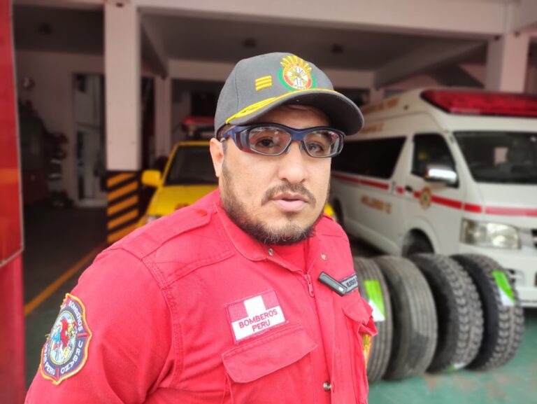 Samay dona neumáticos a bomberos de Mollendo