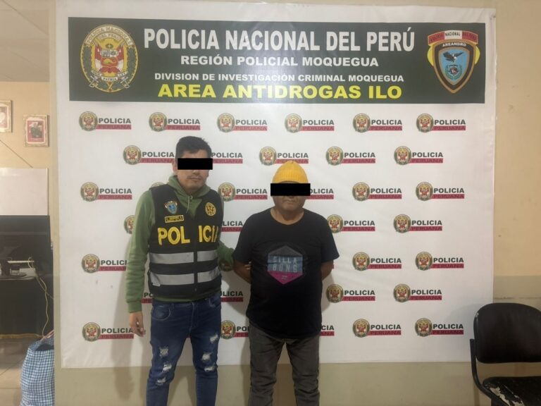 Ilo: Detienen a sujeto con requisitoria vigente por micro comercialización de drogas