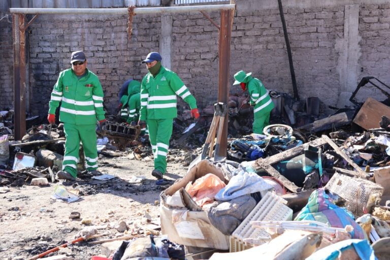 Damnificado por incendio recibe apoyo humanitario en San Francisco