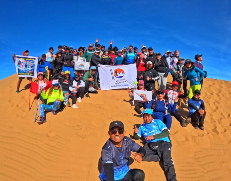 Aventura en las Dunas de Ilo: 67 caminantes recorrieron el desierto en jornada de trekking