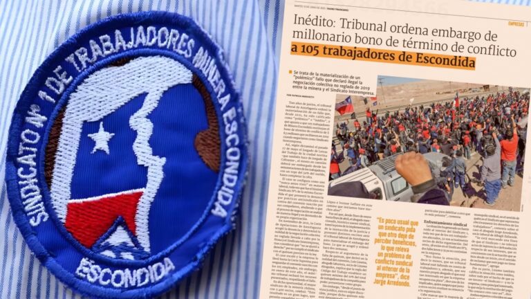 Inédito: Trabajadores de Minera Escondida pierden bono tras denuncia de sindicato opositor
