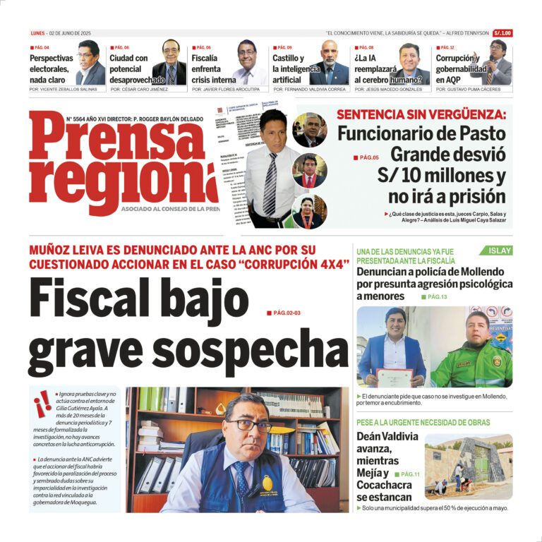La Prensa Regional – Lunes 02 de junio de 2025
