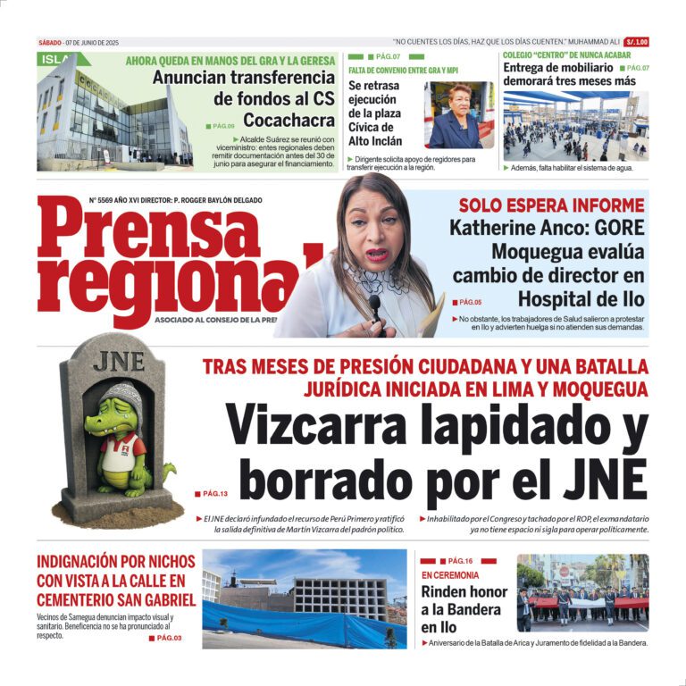 La Prensa Regional – Sábado 07 de junio de 2025