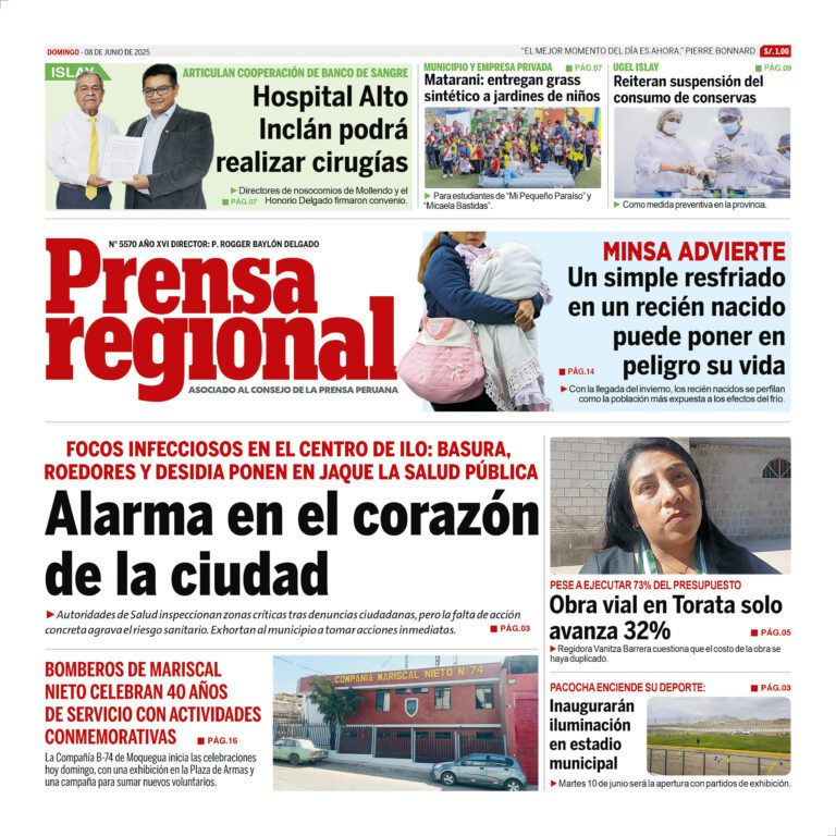 La Prensa Regional – Domingo 08 de junio de 2025