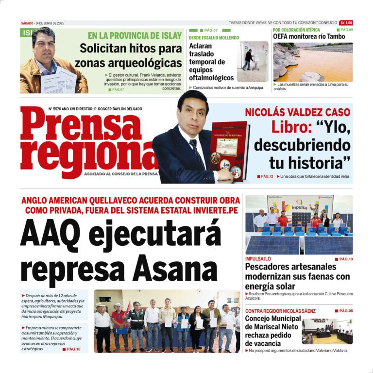 La Prensa Regional – Sábado 14 de junio de 2025