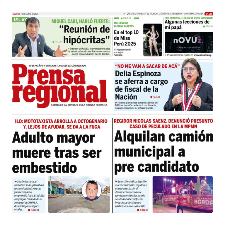 La Prensa Regional – Martes 17 de junio de 2025