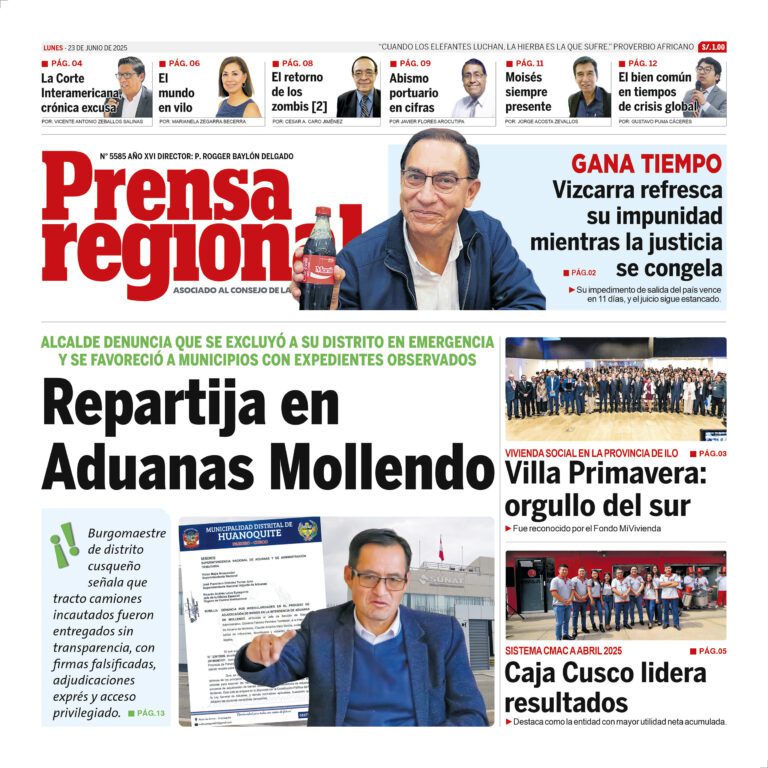La Prensa Regional – Lunes 23 de junio de 2025