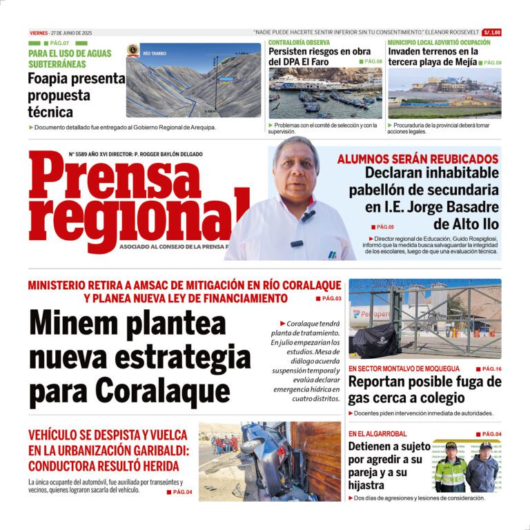 La Prensa Regional – Viernes 27 de junio de 2025
