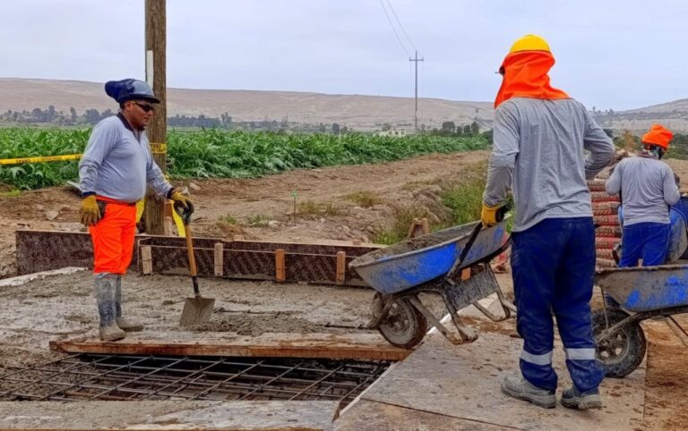 Proyecto vial en Deán Valdivia alcanza 88 %
