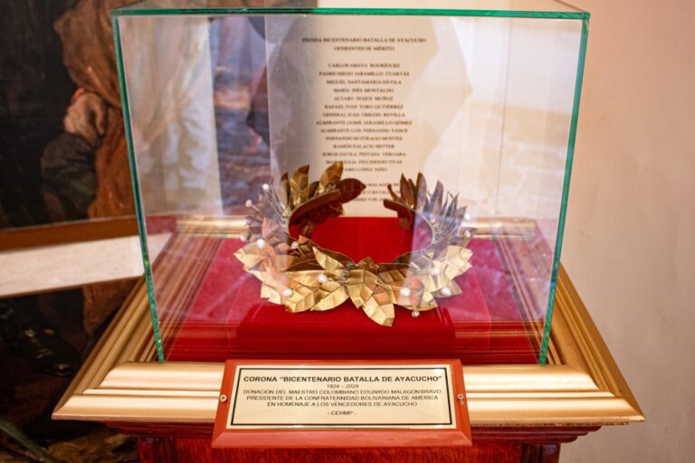 Casa de la Capitulación recibe la presea “Bicentenario de la Batalla de Ayacucho”