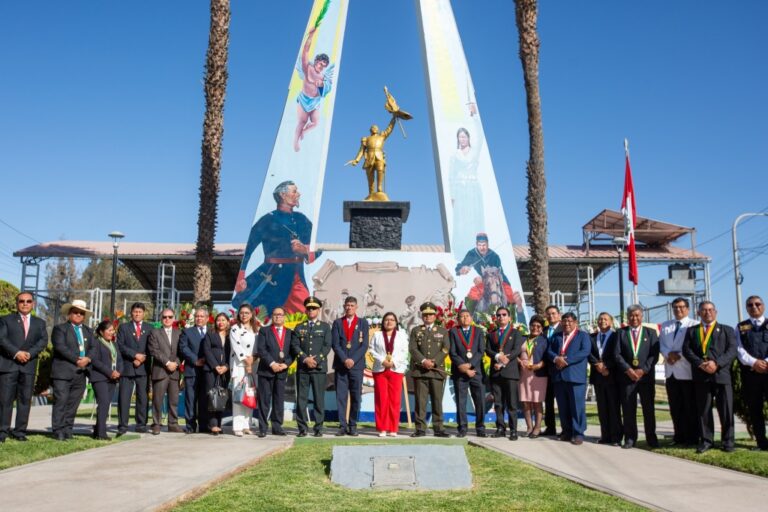 Rinden homenaje a los héroes de Arica en Moquegua