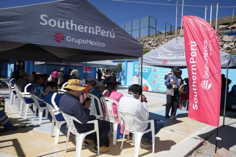 Southern Perú llevó atención médica gratuita al anexo de Tala