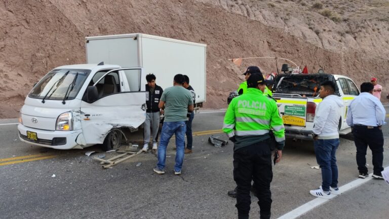 Accidente de tránsito en la vía Moquegua–Torata deja cuatro heridos