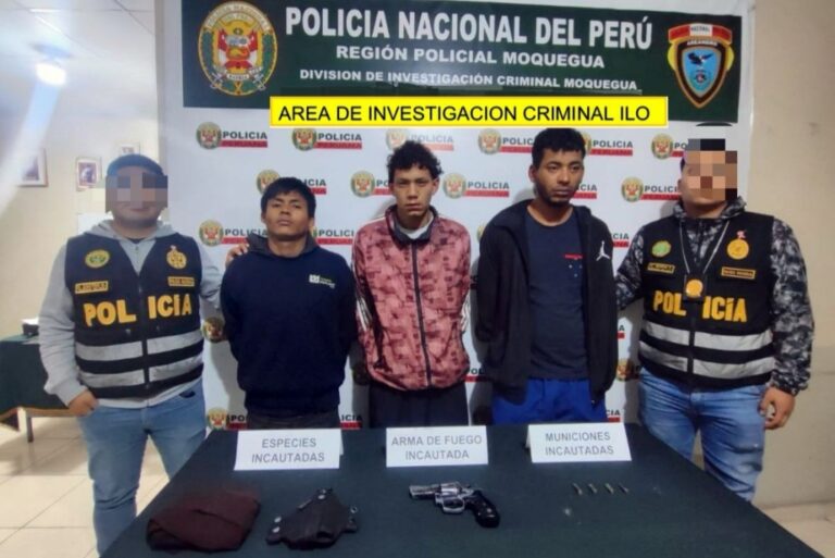 Cae temida banda “Los Lechuceros de Alto Ilo” tras violento atraco