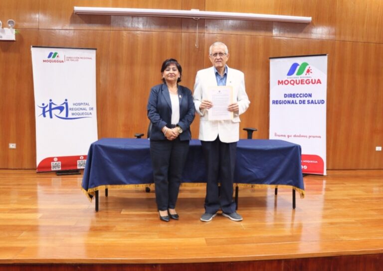 DIRESA Moquegua designa nuevo director del Hospital Regional